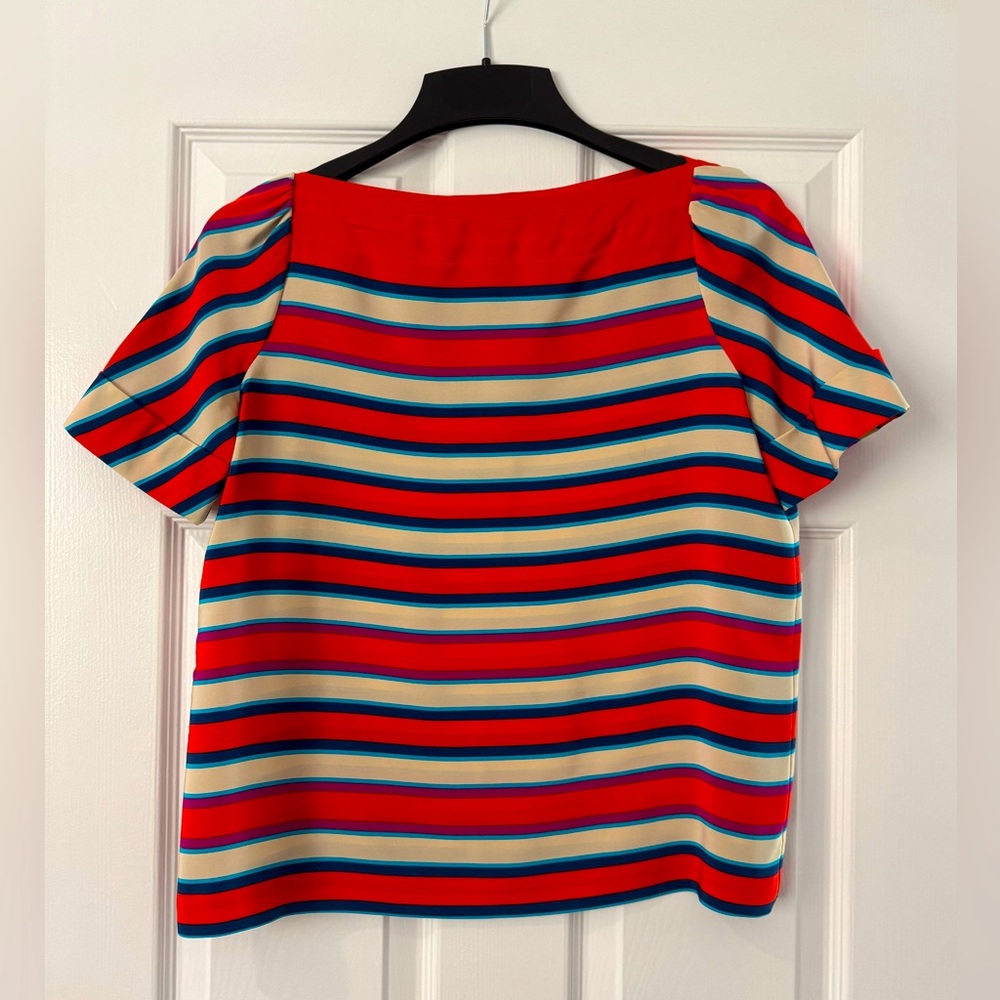 Marc by Marc Jacobs silk striped blouse